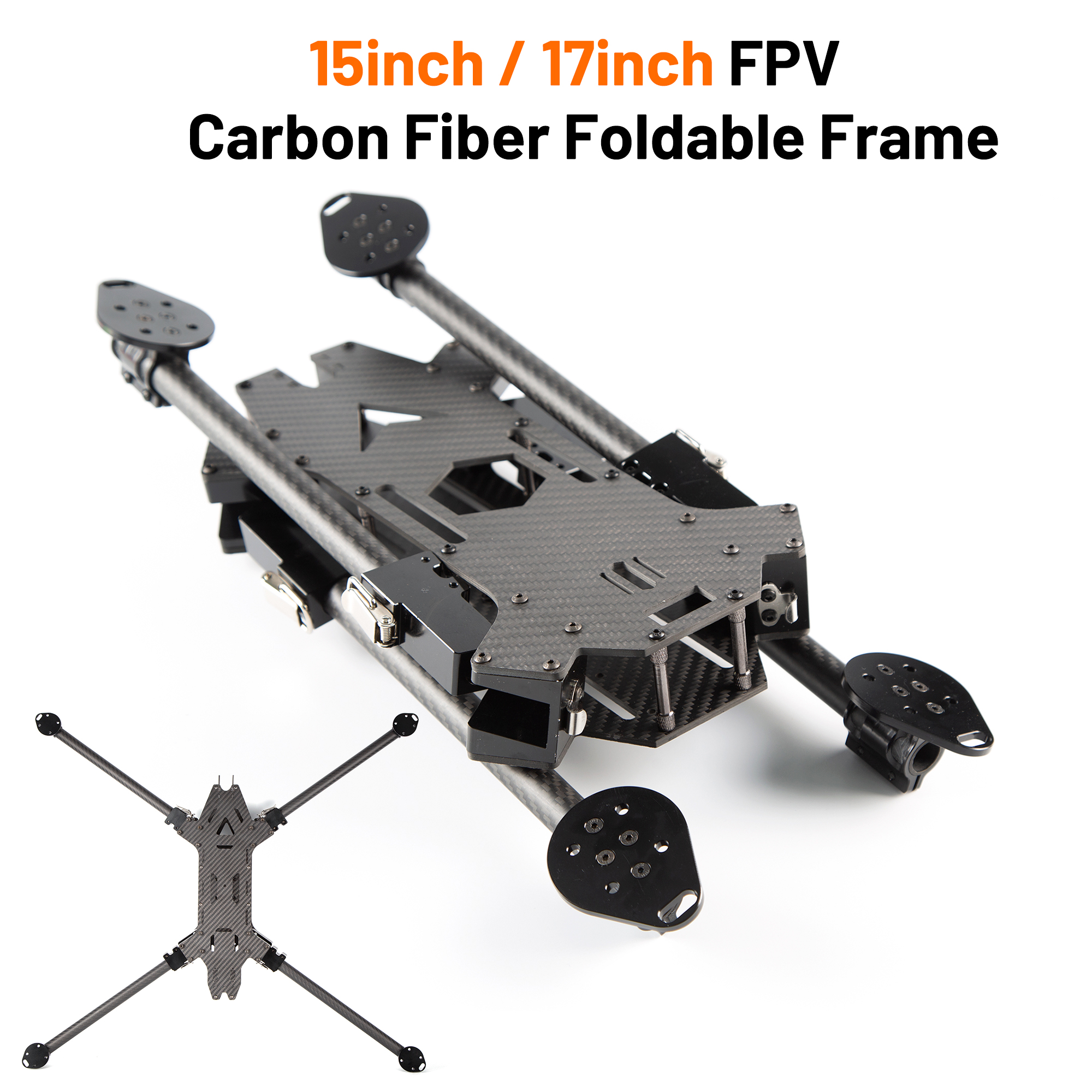 Drone Rc Board - 15inch /17inch FPV Carbon Fiber Foldable