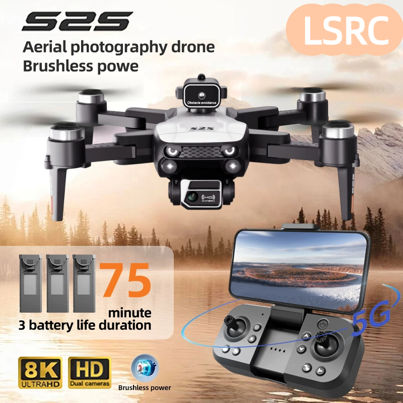 Drone Rc Foldable - S2S Mini Drone 8K Professional HD