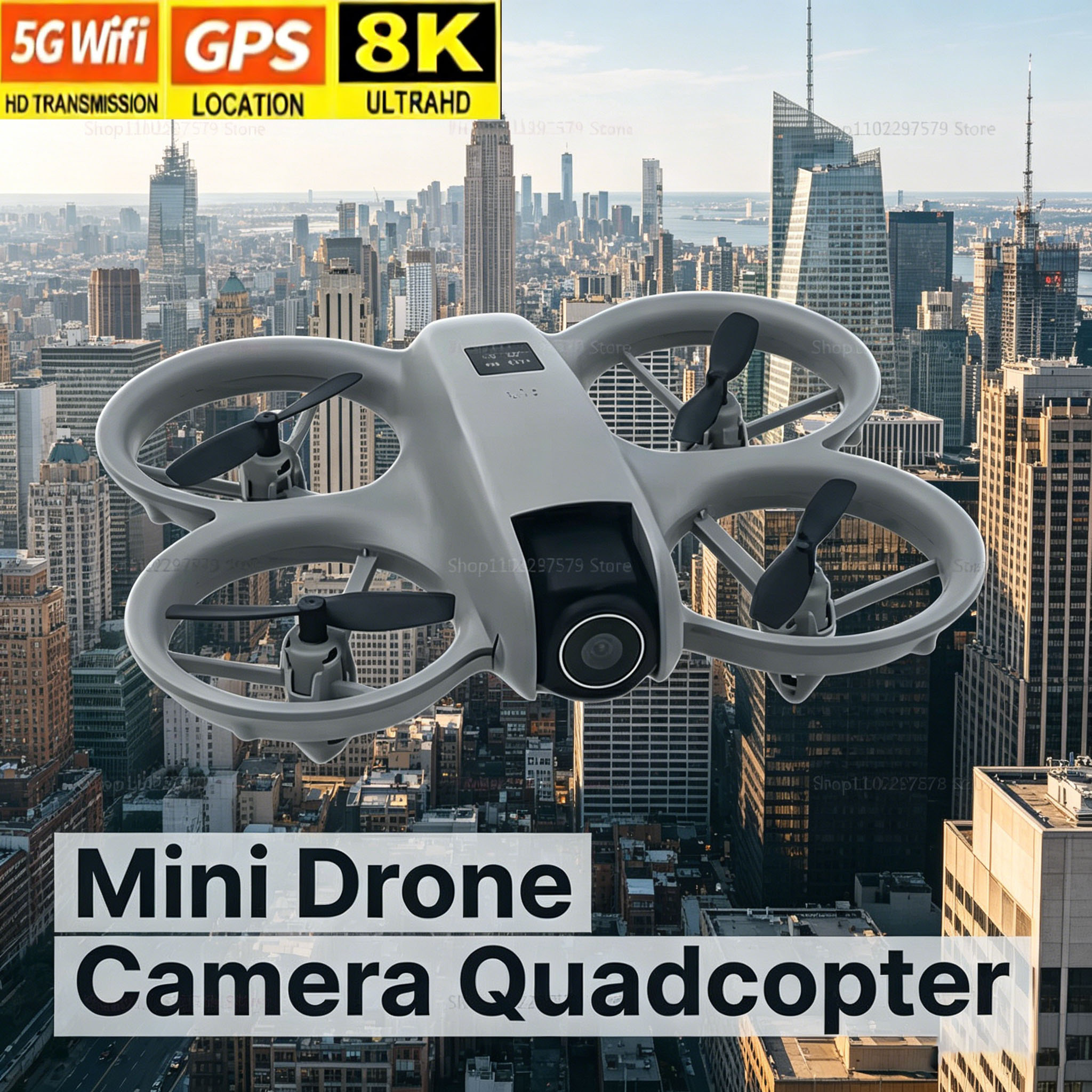 Drone Pro Rc Ufo - Mini Drone with 8K HD Camera