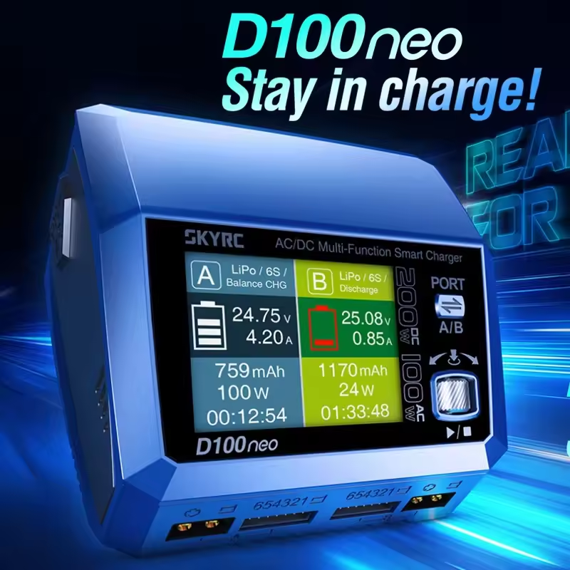 SkyRC D100neo Smart Lipo Charg - Lipo Battery Charger 评论和价格