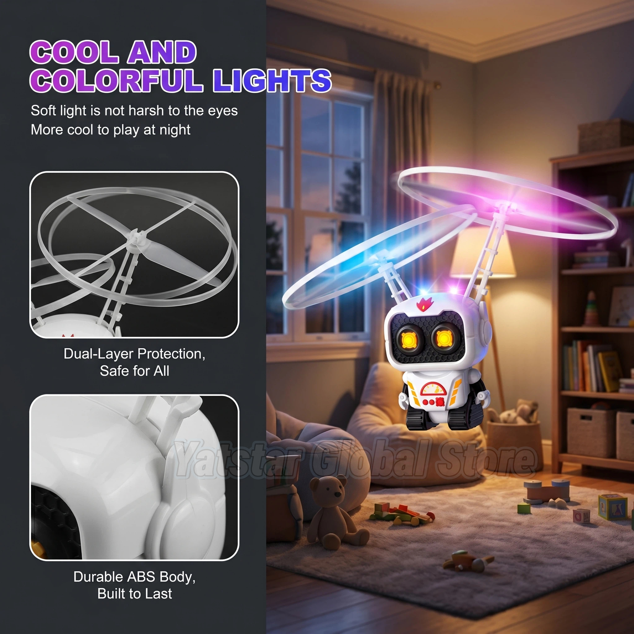 2026 Magic Levitating LED Flyi - Drone Pro Rc Ufo 评论和价格