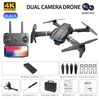 E99 K3 Pro 4K Drone Foldable D - Lyzrc Drone 评论和价格
