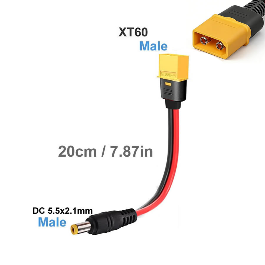 XT60 Plug Female Male To DC 5. - Drone Rc Car Hybrid 评论和价格