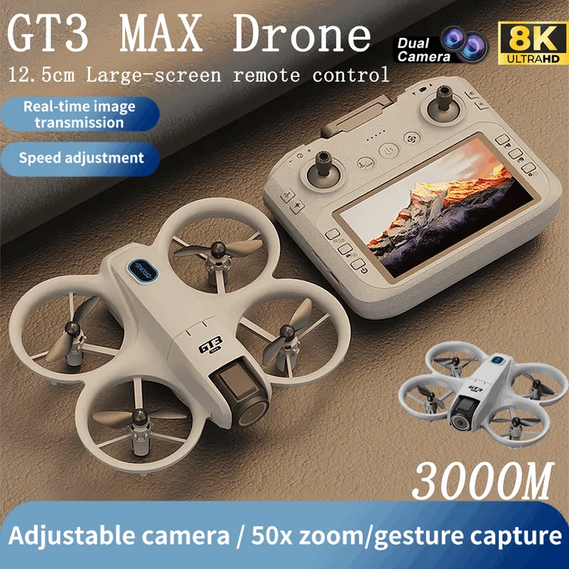 GT3 MAX Mini Drone 5G 8K GPS C - Drone Pro Rc Ufo 评论和价格