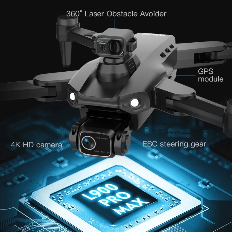 L900 Pro MAX GPS Drone 4K Prof - Drone Rc Foldable 评论和价格