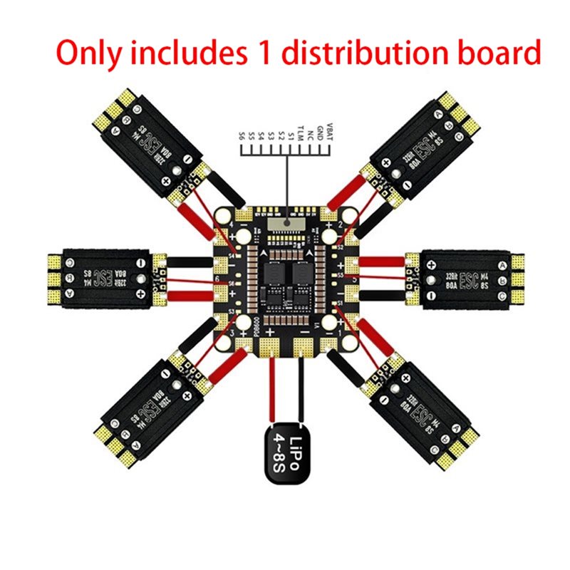 【CYBER MONDAY】1 Pc PDB600A 8S  - Drone Rc Board 评论和价格