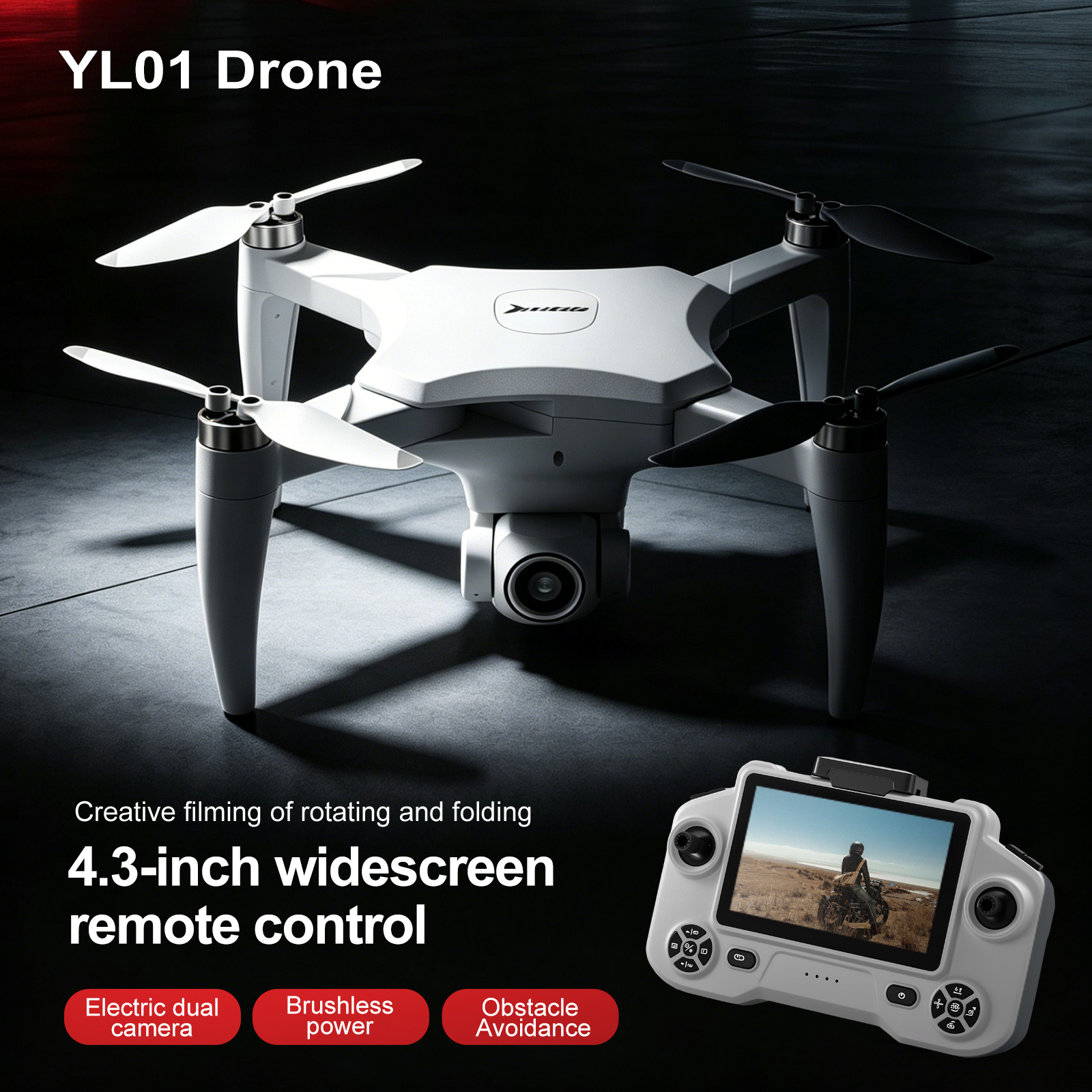 YL01 Mini Drone GPS Profession - Drone Avion Rc 评论和价格