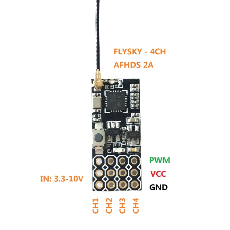 Flysky FS2A Mini Receiver 4CH  - Drone Rc Board 评论和价格