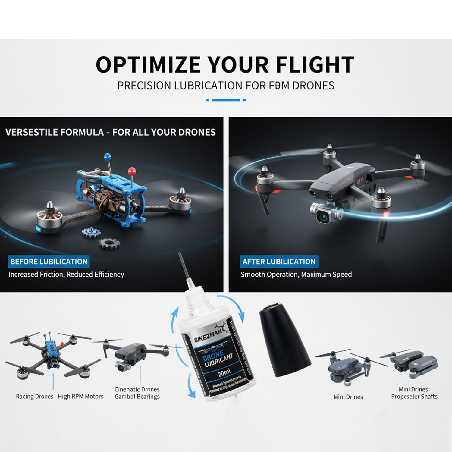 Micro Drone Motor Bearing Lubr - Drone Rc Drone 评论和价格