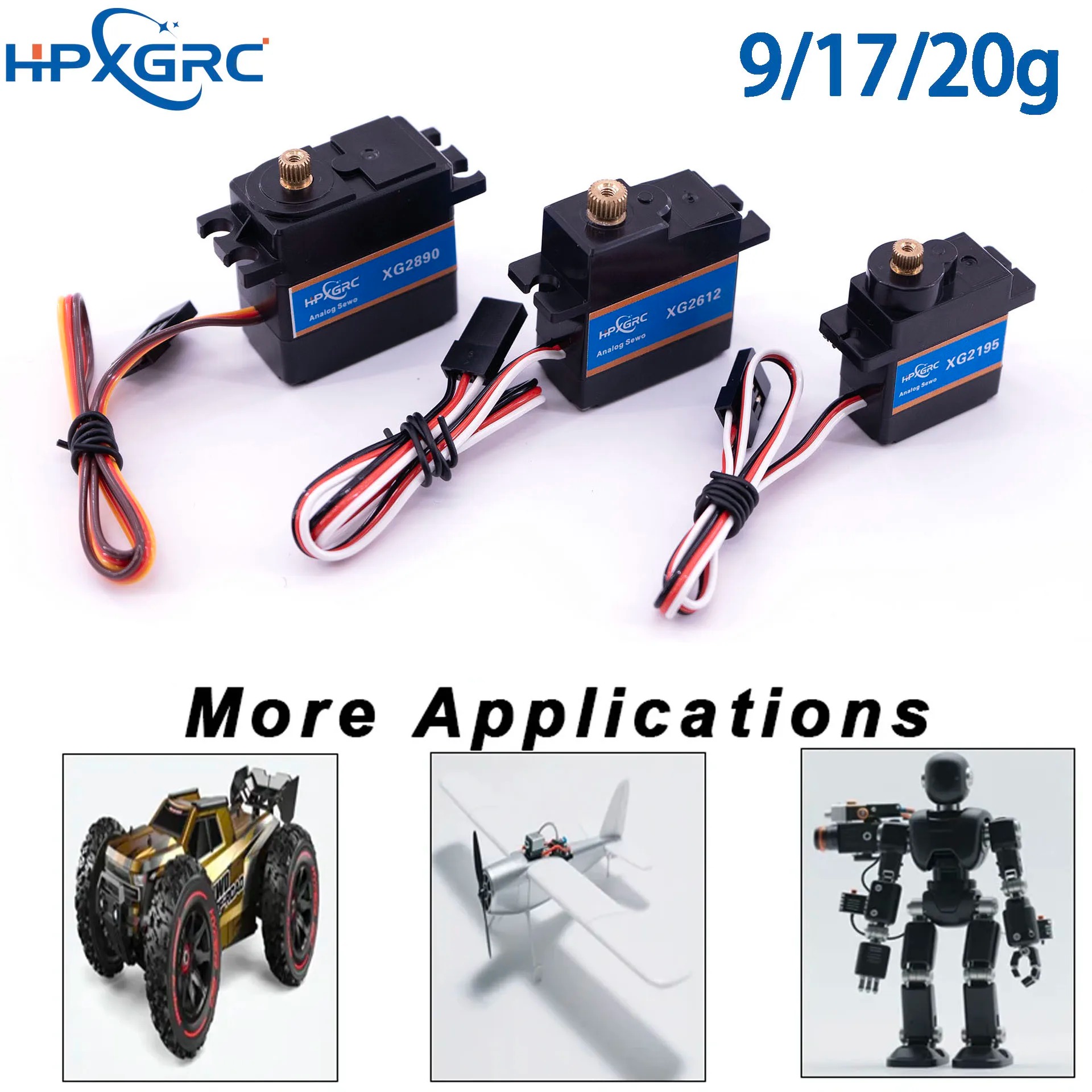 HPXGRC Waterproof Servo 9g 17g - Drone Rc Jet 评论和价格