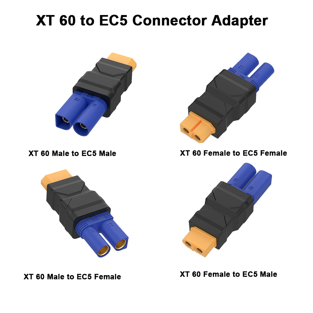 XT60 Connector EC5,XT60 to EC5 - Drone Rc Car Hybrid 评论和价格