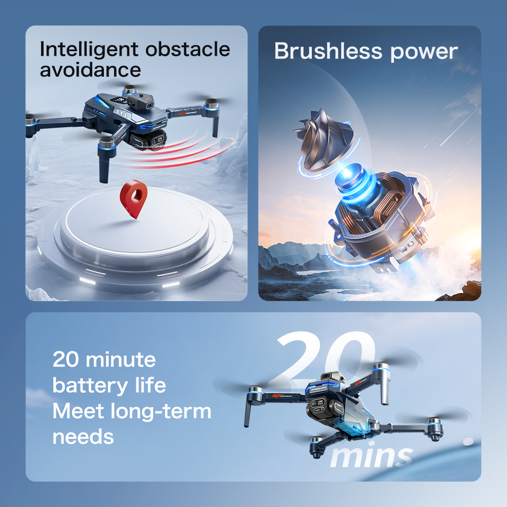 GT8 Mini Drone 8K WiFi GPS Pro - Drone Rc S156 评论和价格