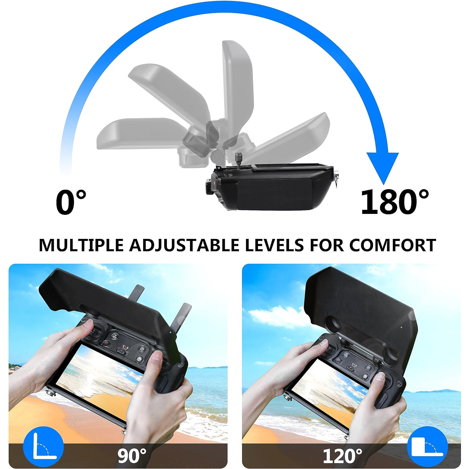 2-in-1 Sun Hood & Joystick Cov - Drone Rc Pro 2 评论和价格