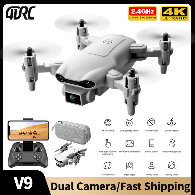 4DRC 2023 New V9 Mini Drone 4k - Drone Pro Rc Ufo 评论和价格