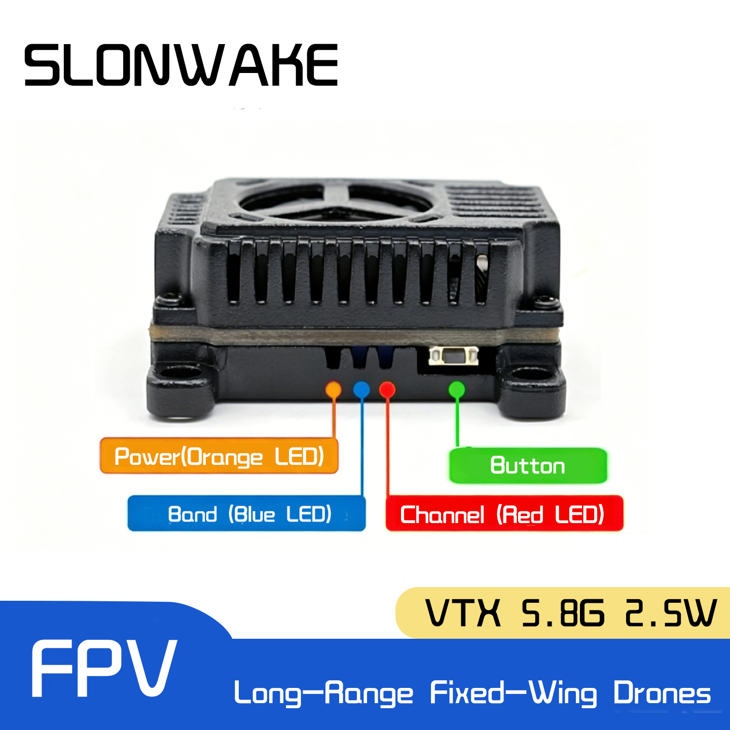 SLONWAKE 5.8G 48CH FPV Transmi - Rc Airplane Drone 评论和价格