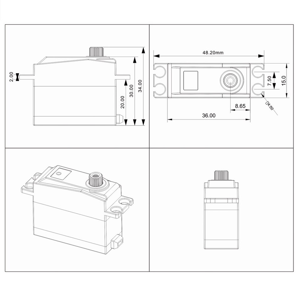 SPT25HV 25g Middle Size Servo  - Rc Car Servo 评论和价格