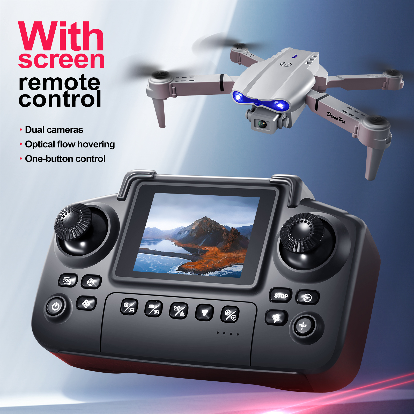 2025 New E88 E99 Upgraded Dron - Drone Rc Foldable 评论和价格