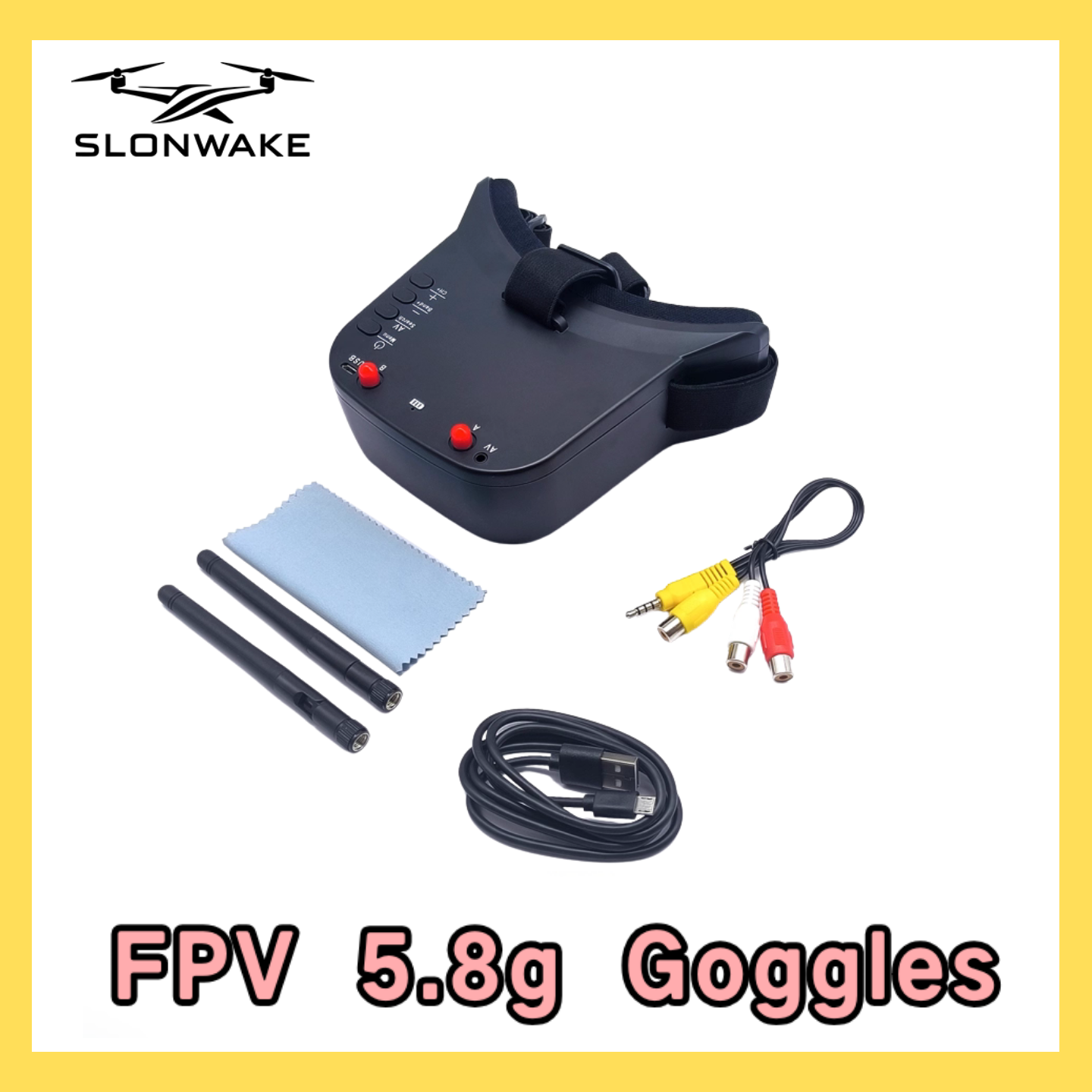 SLONWAKE 5.8G 48CH FPV 400mw V - Rc Airplane Drone 评论和价格