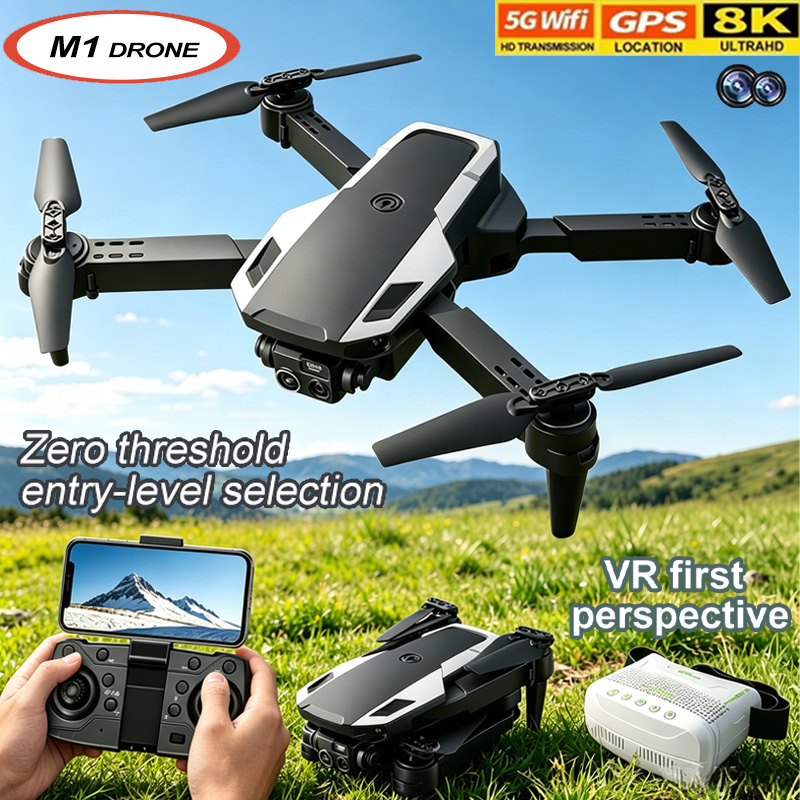 Foldable M1 Mini Drone 8K HD D - Drone Avion Rc 评论和价格