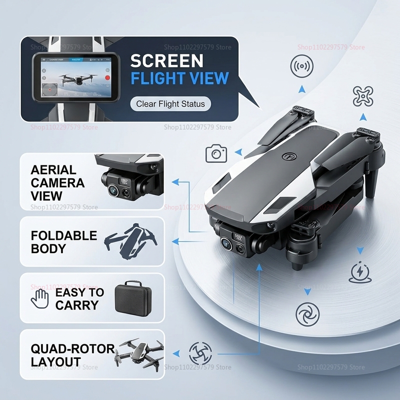 Foldable M1 Mini Drone 8K HD D - Drone Avion Rc 评论和价格