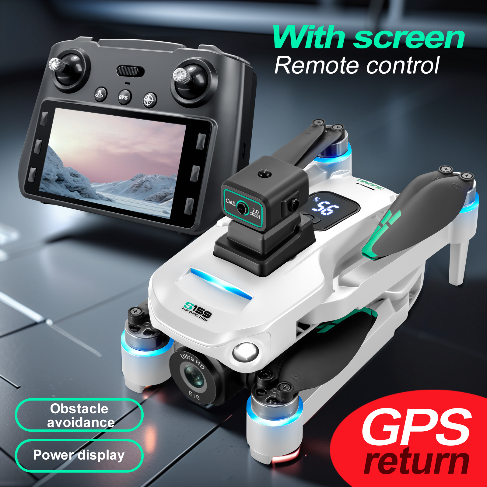 S159 GPS Drone 4K Profesional  - Drone Rc Cable 评论和价格