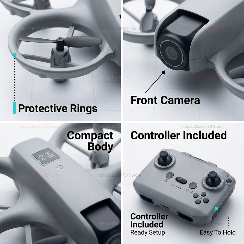 Mini Drone with 8K HD Camera F - Drone Pro Rc Ufo 评论和价格