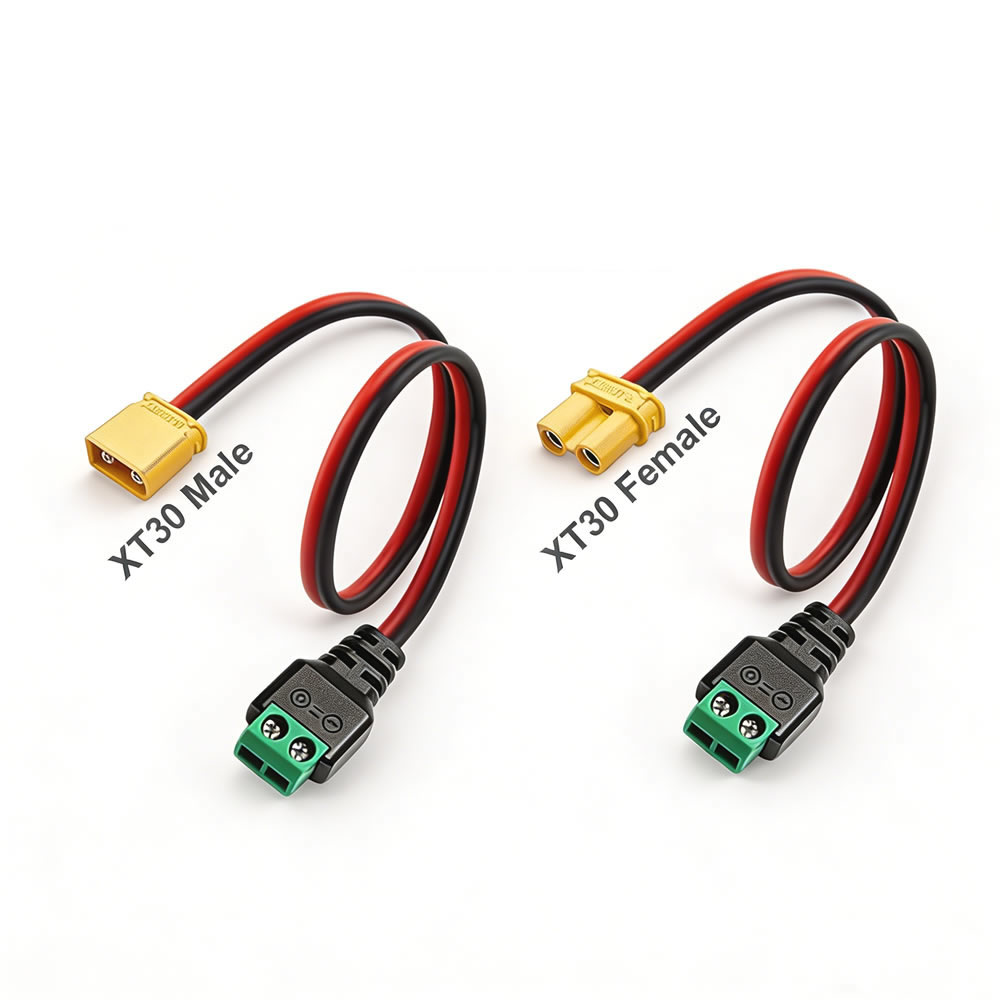 XT30 to 2 Pin Solderless Termi - Drone Rc Car Hybrid 评论和价格