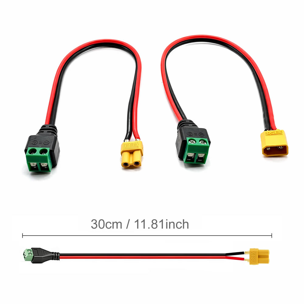 XT30 to 2 Pin Solderless Termi - Drone Rc Car Hybrid 评论和价格