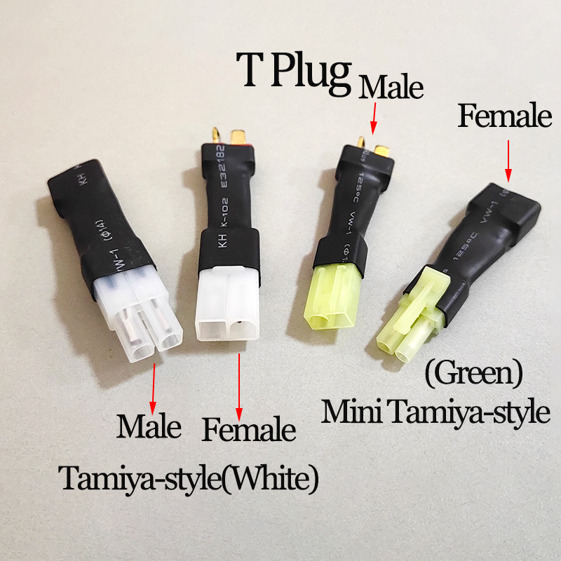 2PCS T Plug to Mini Tamiya Sty - Drone Rc Car Hybrid 评论和价格
